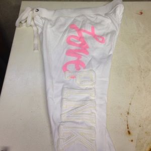 White Victoria Secret sweat pants