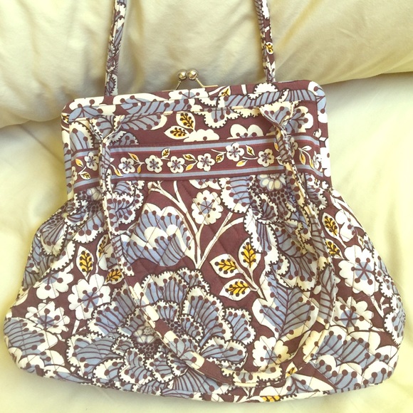 Vera Bradley turn lock satchel - Picture 1 of 4