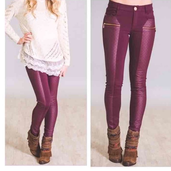 Pants - Quilt Skinny Pants