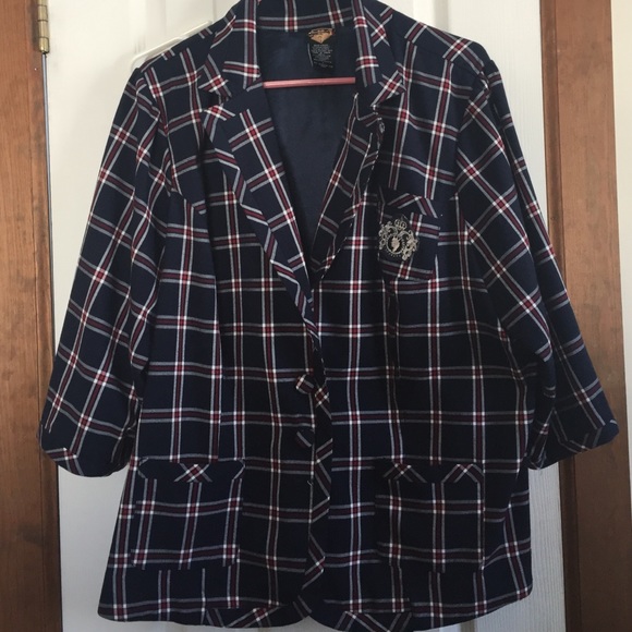 Plaid blazer