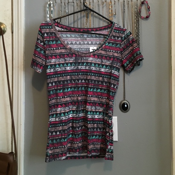 pacsun tribal scoop neck