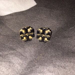 Tory Burch Logo Stud Earring