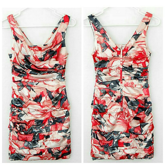 Express Floral Silk Dress