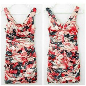 Express Floral Silk Dress