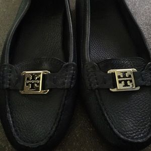 Tory Burch Kendrick Black Tumbled Leather 7 1/2