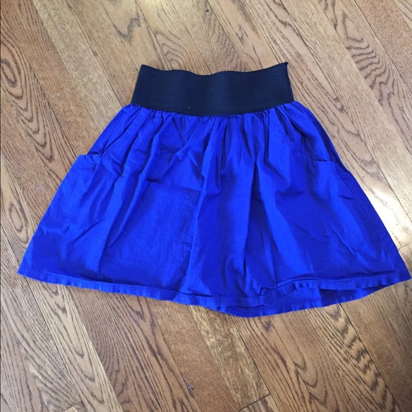 Blue skirt