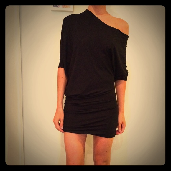 French Connection bodycon off-shoulder dress