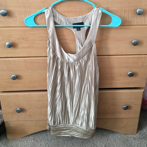 Gold formal tank