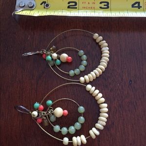 Beaded chandelier earrings