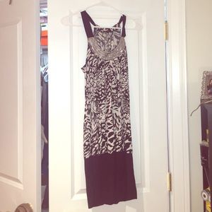 Sequence black & white mini dress!
