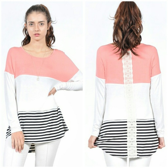 boutique  Tops - Coral Wave Top sizes S M L