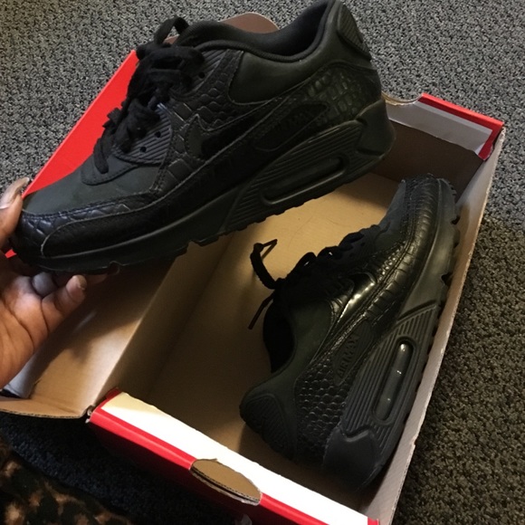 Air Max 90 ( Black , Custom )