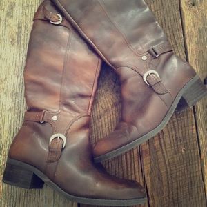 Audrey Brooke Leather Tall Boots!