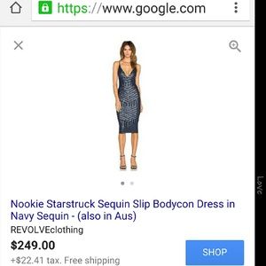 New with tags, Nookie Starstruck Sequin Dress XS