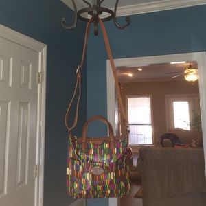 Fossil keyper cross body