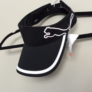 Black & White Puma Visor