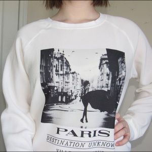 📷F21 Paris "Destination Unknown" Shirt📷