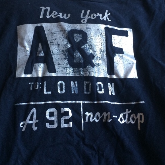 A&F tee shirt with shine decal