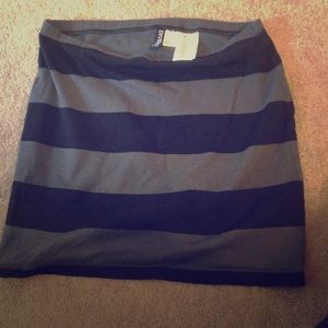 Striped mini skirt H&M