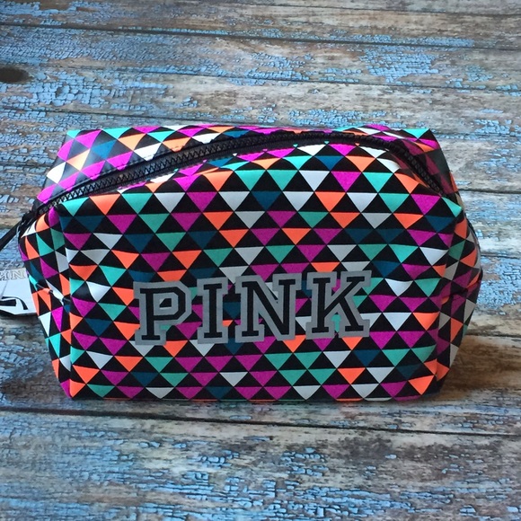 Pink make up bag