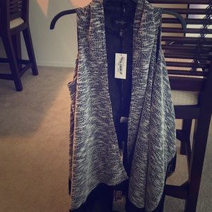 Jessica Simpson Fringed Vest