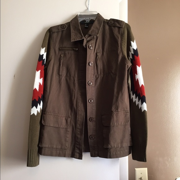 Forever 21 Jackets & Blazers - Aztec Sleeve Utility Jacket