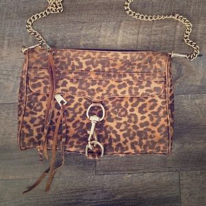 Rebecca Minkoff Leopard Leather Mini MAC Crossbody