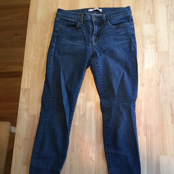 J BRAND SUPER SKINNY BLUE BELL - SIZE 27