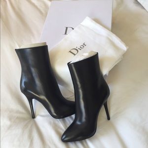 NWT Dior Black Leather Boots