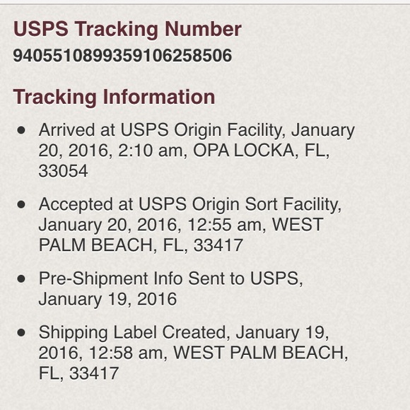 Tracking info - Picture 4 of 4