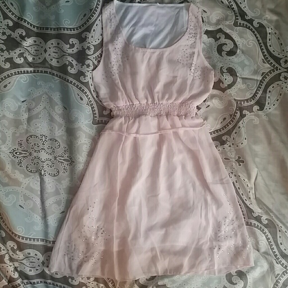 Brand new never worn baby pink dress