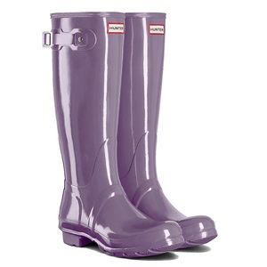 Hunter Original Tall Gloss Thunder Cloud Boots