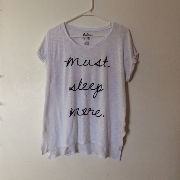 Must Sleep More flowy tee