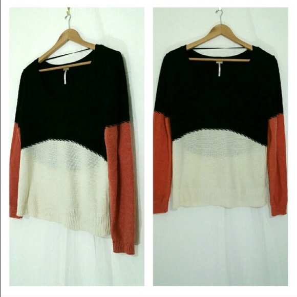 Free People Sweaters - Color block sweater