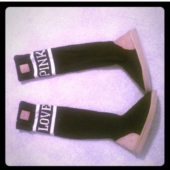 Victoria's Secret Pink mukluk boots- RARE