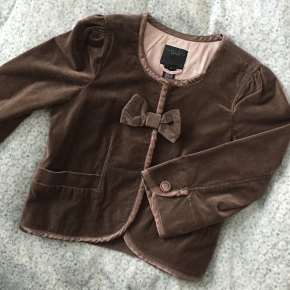 Anthropologie Velvet Blazer