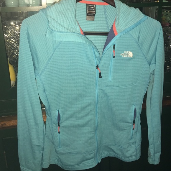 Light North face hoodie