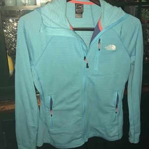 Light North face hoodie