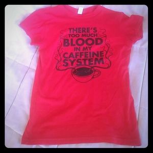 Tshirt for coffee lovers! Worn once