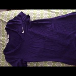 Purple nike shirt