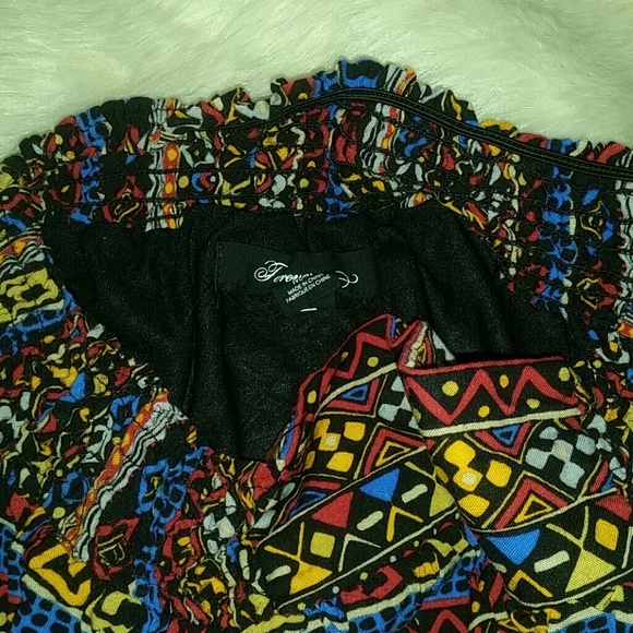 TRIBAL PRINT LINED SKIRT - Picture 4 of 4