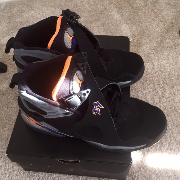 🚫 sold Air Jordan 8 Retro Phoenix sun size 7y - Picture 2 of 3