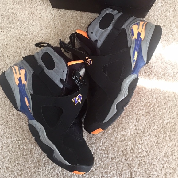 🚫 sold Air Jordan 8 Retro Phoenix sun size 7y - Picture 3 of 3