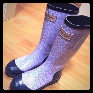 Brand new vineyard vines rain boots