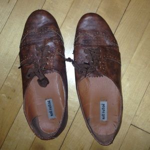 not rated tan brown loafers