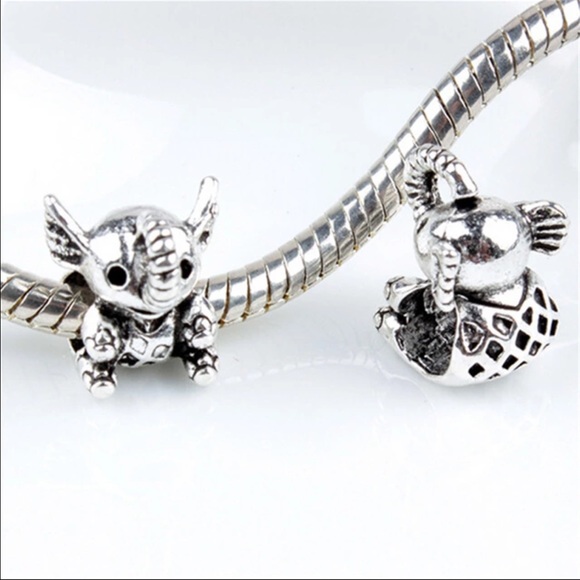 Adorable Little Elephant Charm - Picture 2 of 4