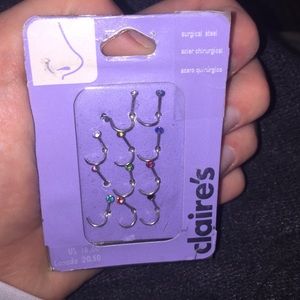 Clair's nose rings
