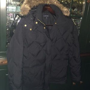 Super warm lands end down coat