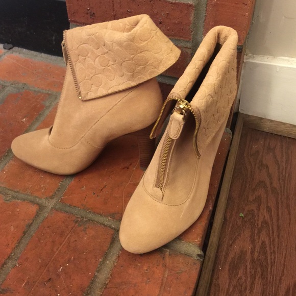 Brand new coach booties! Super cute and stylish!