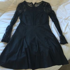 Black lace dress